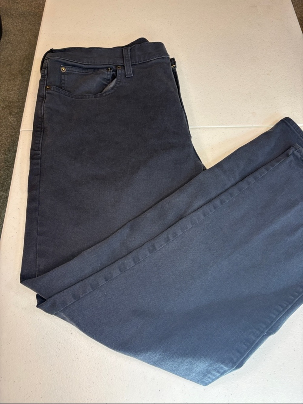 J. Crew Straight Leg Jeans in Deep Navy